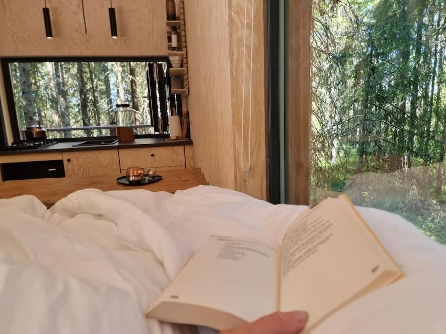 Treetop Ekne - Hytte I Skogen Med Hengebru Hotel Levanger Exterior foto
